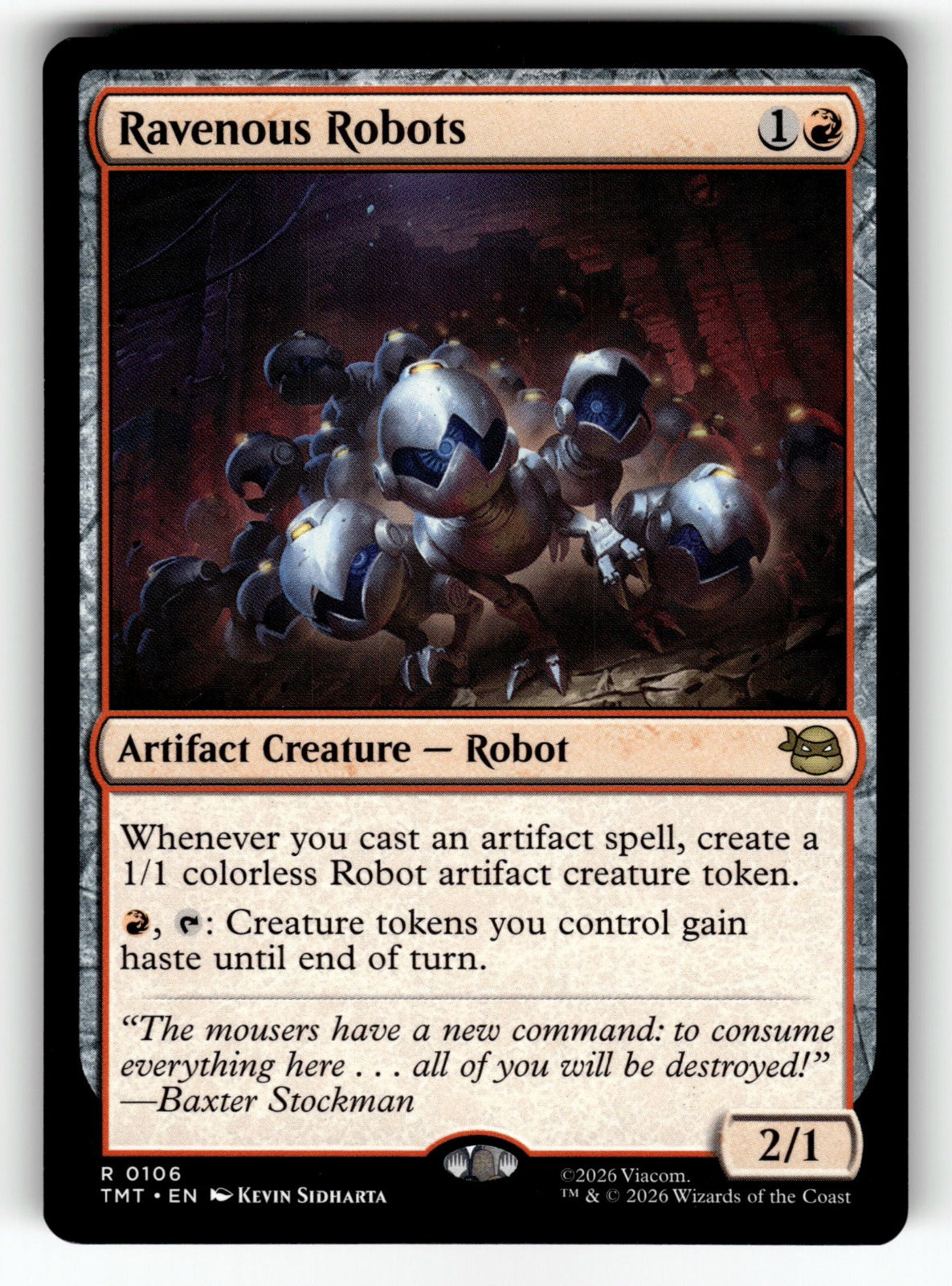 Ravenous Robots – 106 TMT: Teenage Mutant Ninja Turtles R NM