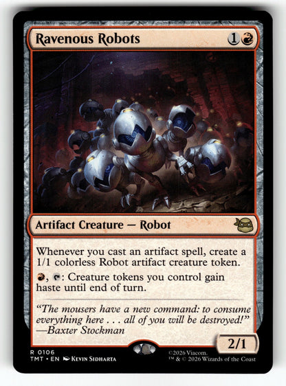Ravenous Robots – 106 TMT: Teenage Mutant Ninja Turtles R NM