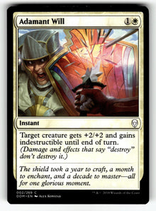 Adamant Will – 2 DOM: Dominaria C LP