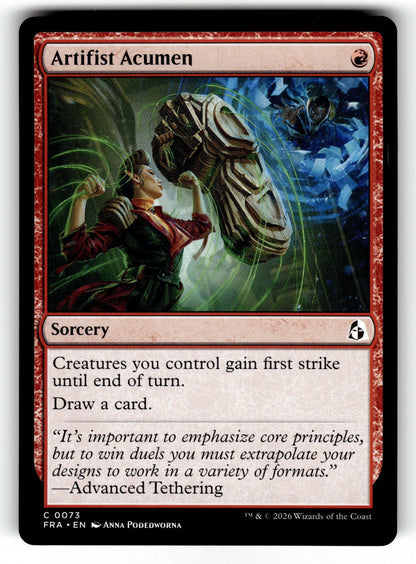 Artifist Acumen – 73 FRA: Reality Fracture C NM
