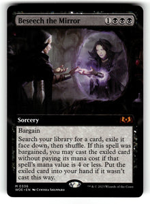 Beseech the Mirror (Extended Art) – 336 WOE: Wilds of Eldraine M NM