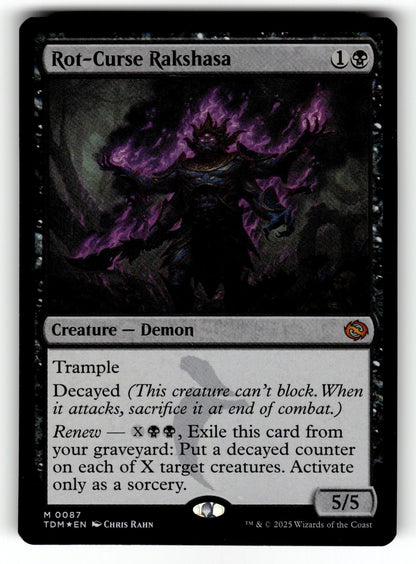Rot-Curse Rakshasa – 87 TDM: Tarkir: Dragonstorm M Foil LP