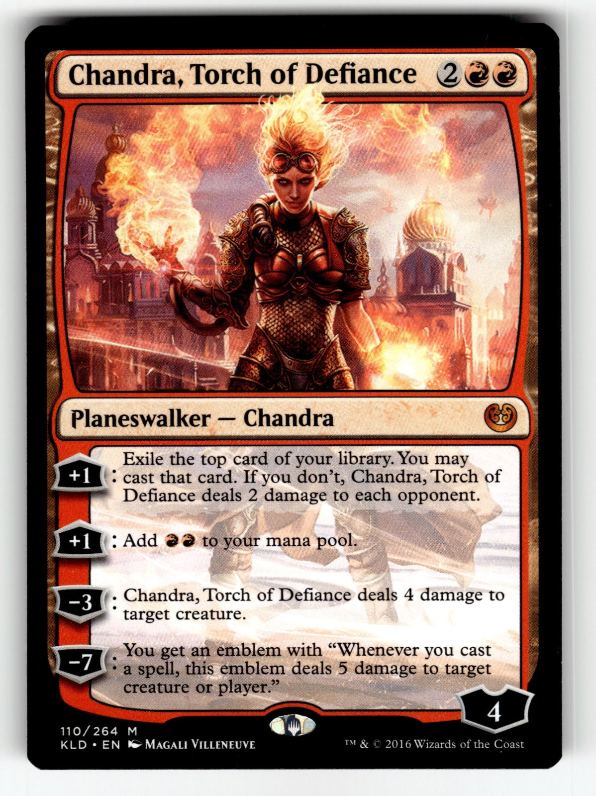 Chandra, Torch of Defiance – 110 KLD: Kaladesh M NM