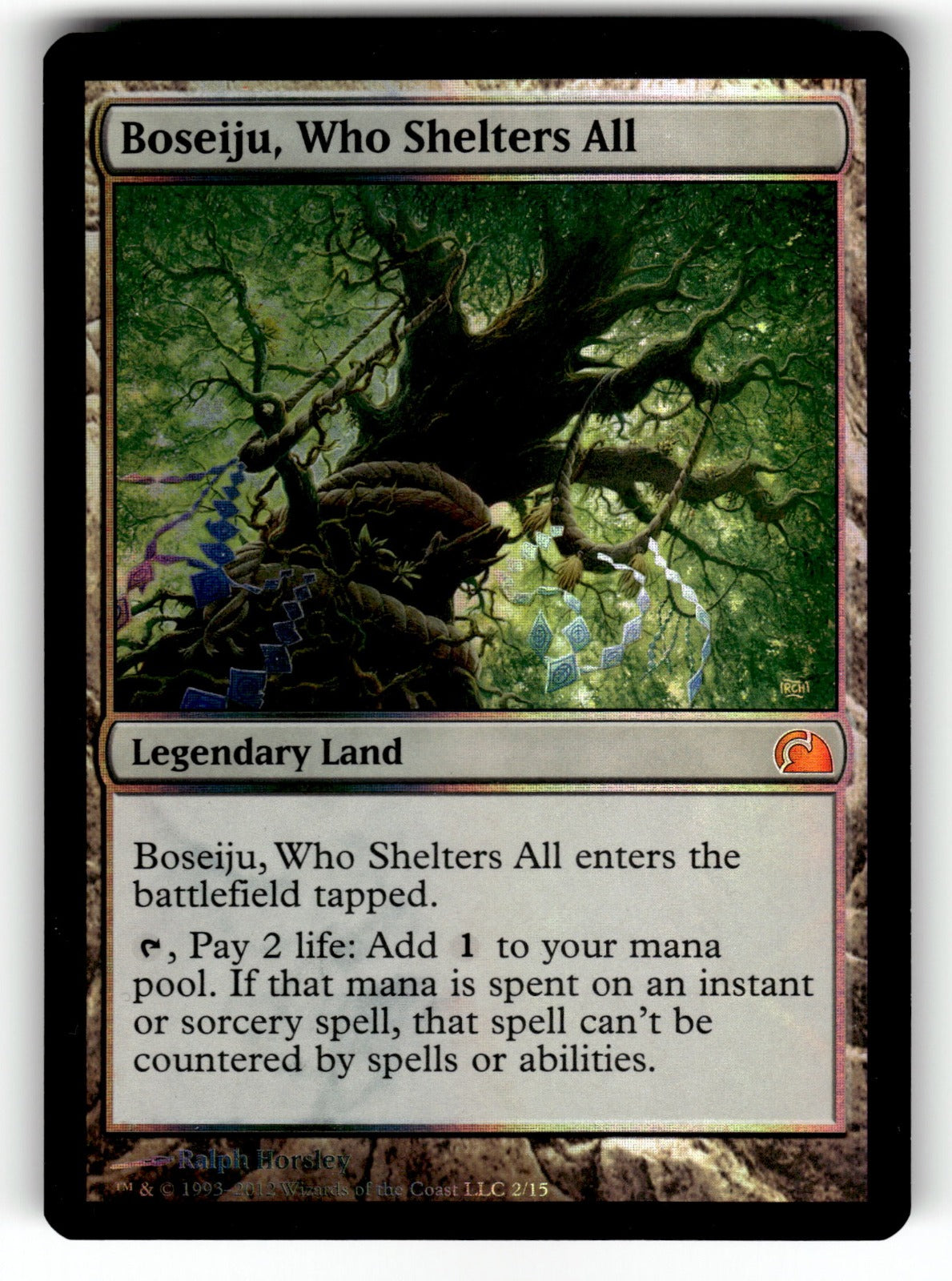 Boseiju Who Shelters All – 2 V12: From the Vault: Realms M Foil NM