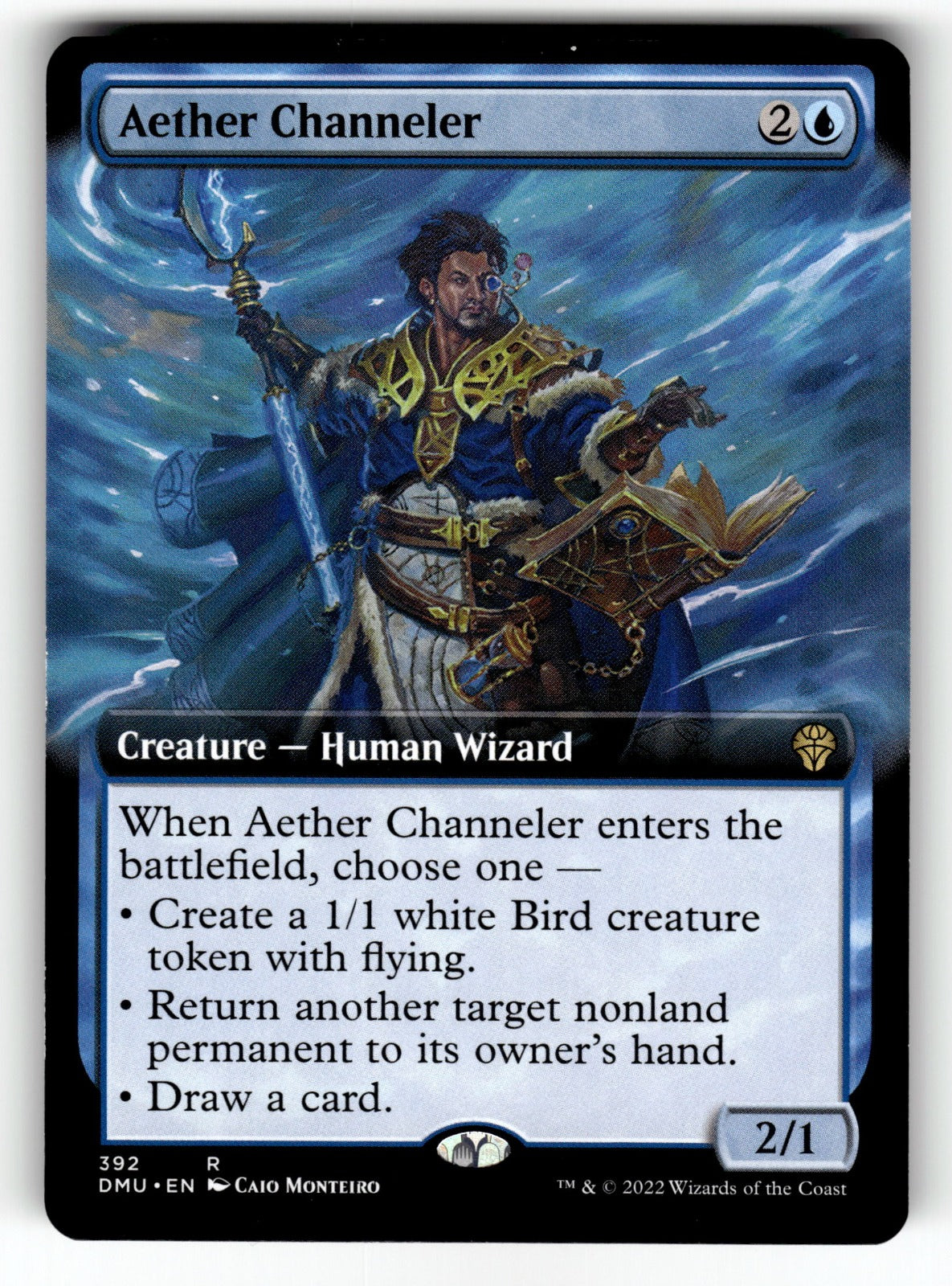 Aether Channeler (Extended Art) – 392 DMU: Dominaria United R NM