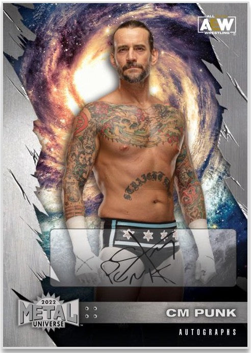 2022 Upper Deck AEW Wrestling Skybox Metal Universe