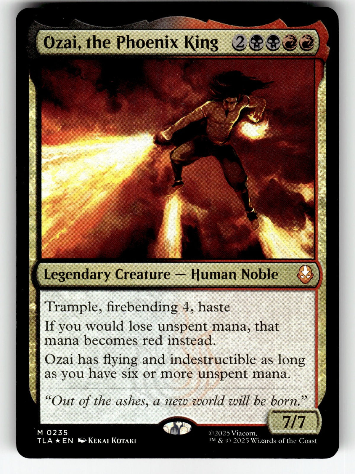 Ozai, the Phoenix King – 235 TLA: Avatar: The Last Airbender M Foil NM