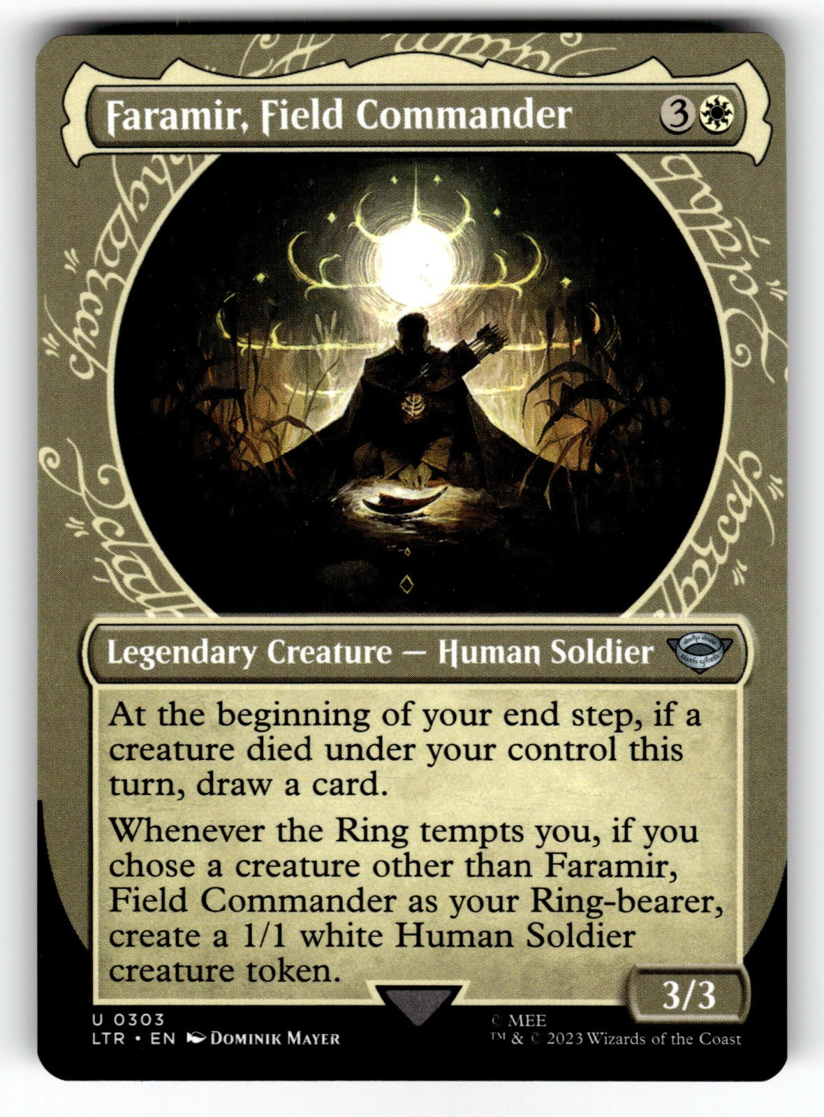 Faramir, Field Commander (Showcase) – 303 LTR: Universes Beyond: The Lord of the Rings: Tales of Middle-earth U NM