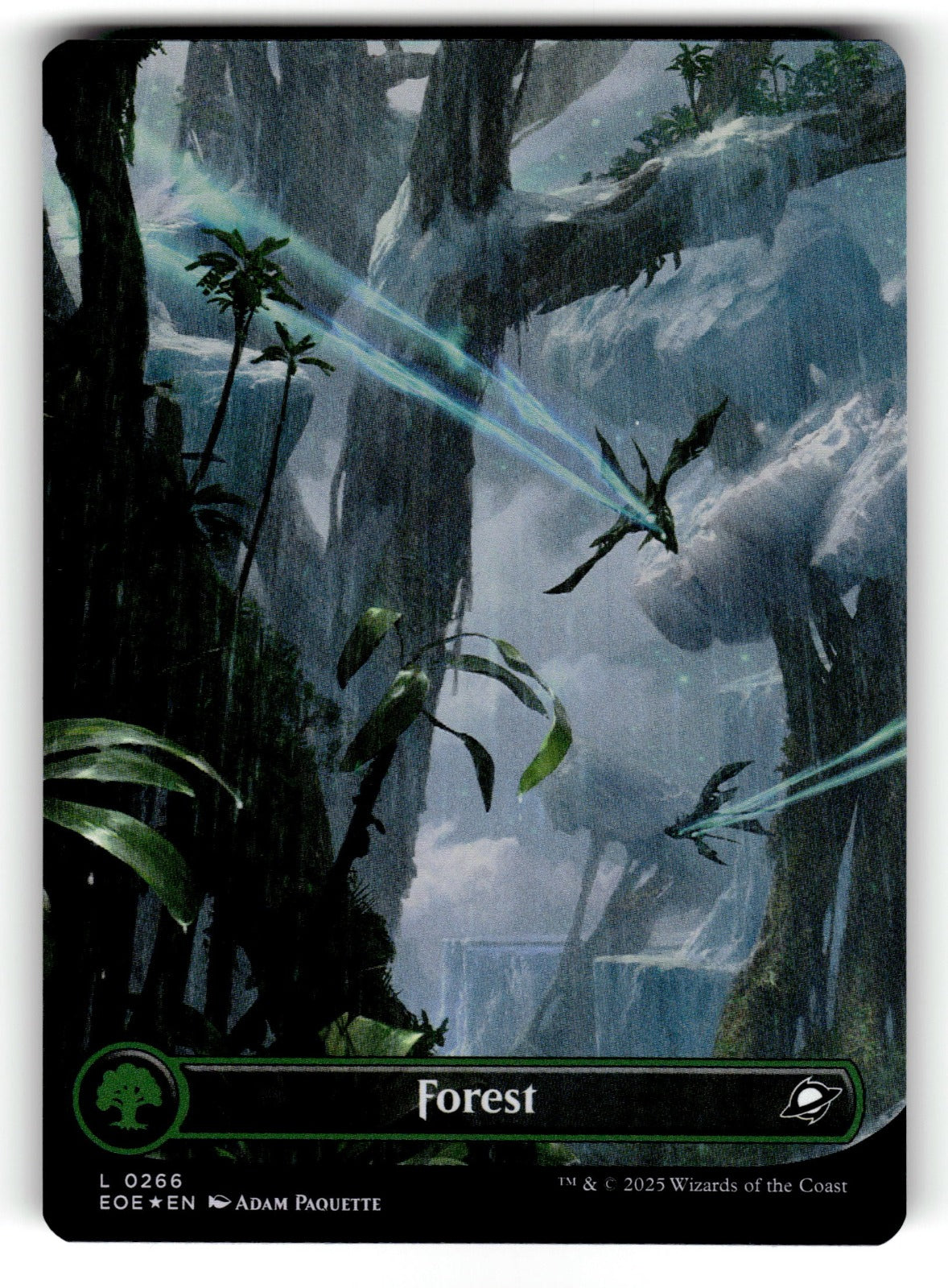 Forest (0266) (Borderless) – 266 EOE: Edge of Eternities L Foil NM