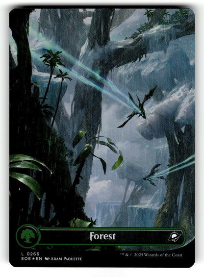 Forest (0266) (Borderless) – 266 EOE: Edge of Eternities L Foil NM