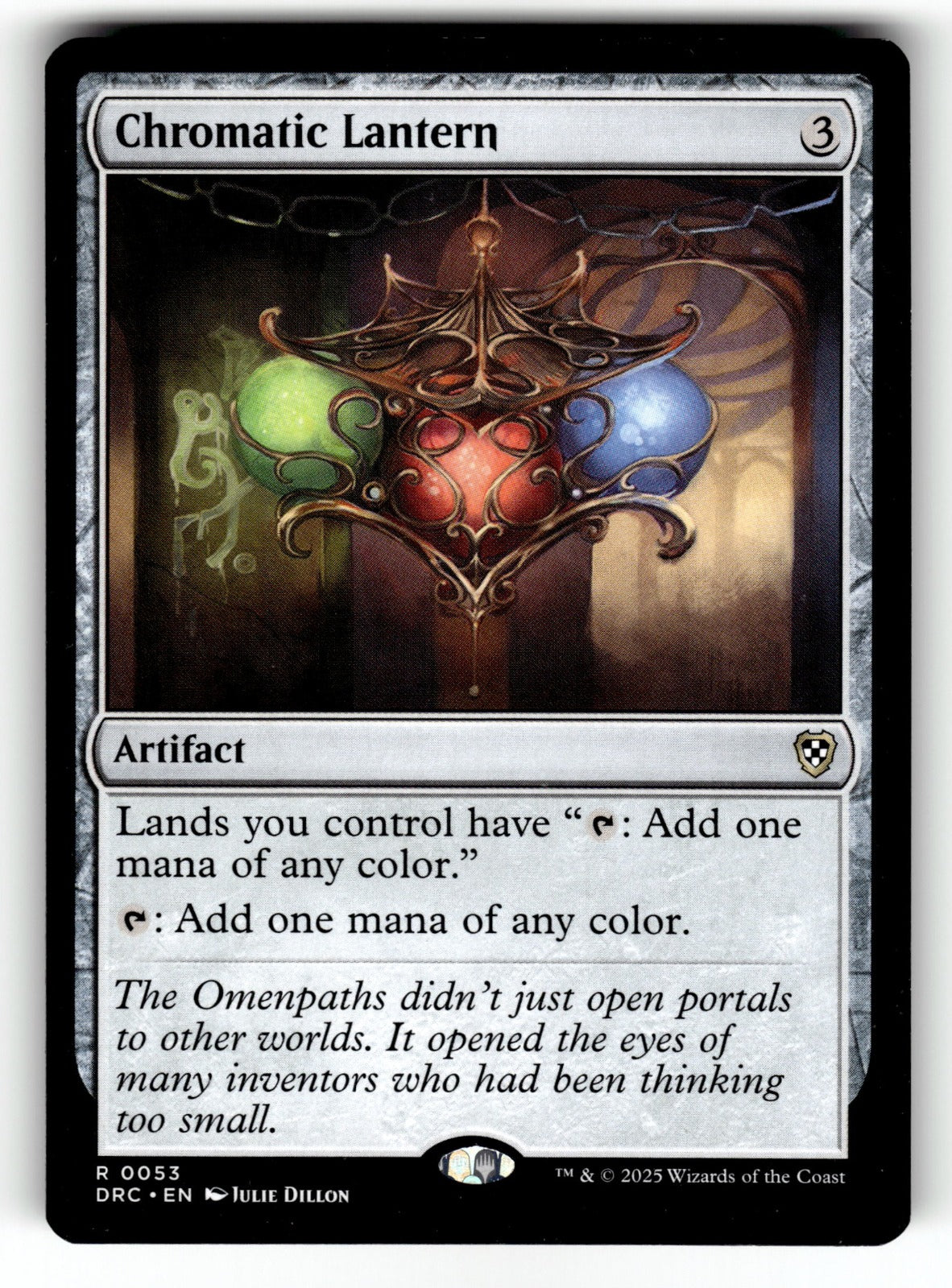 Chromatic Lantern – 53 DRC: Commander: Aetherdrift R NM