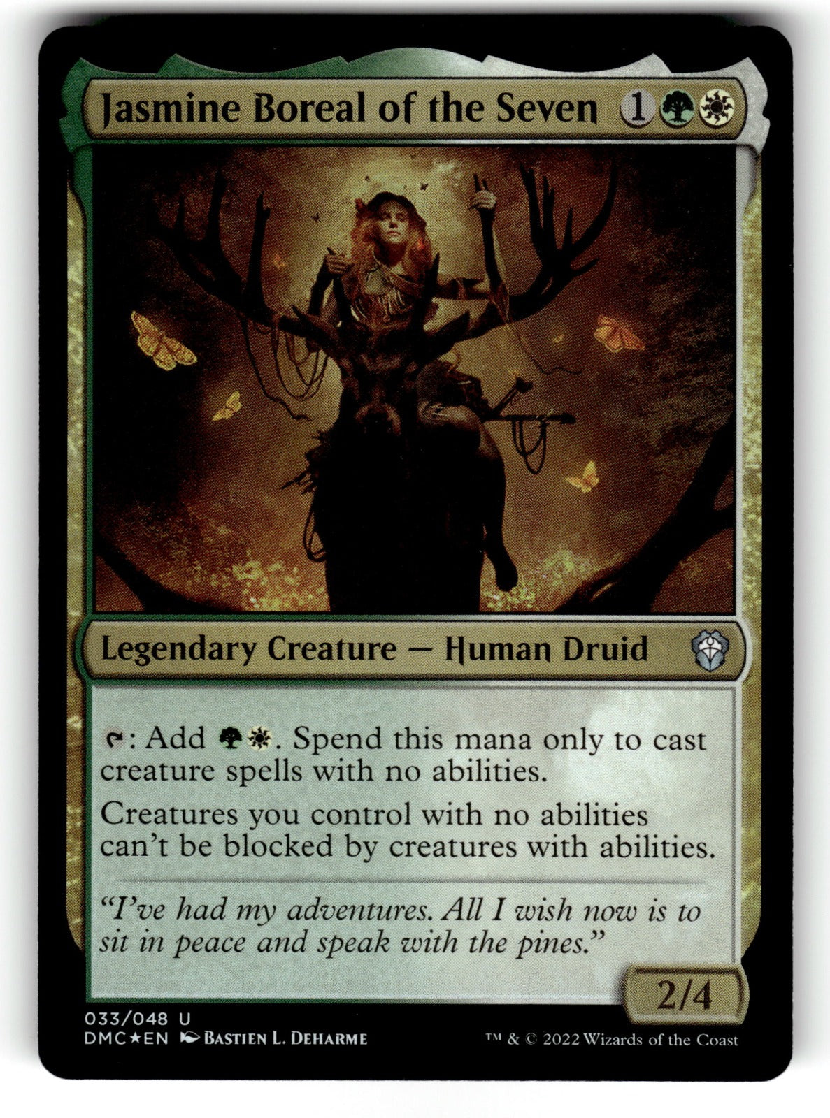 Jasmine Boreal of the Seven – 33 DMC: Commander: Dominaria United U FoilNM