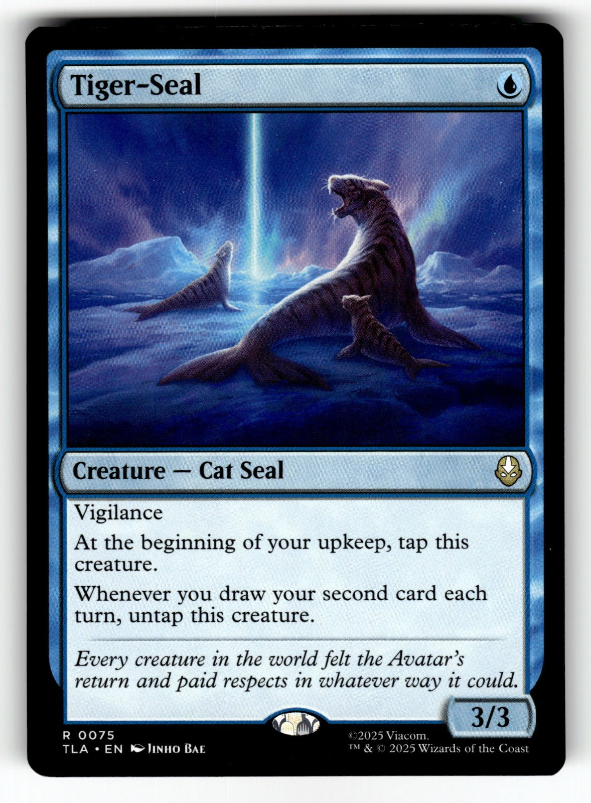 Tiger-Seal – 75 TLA: Avatar: The Last Airbender R NM