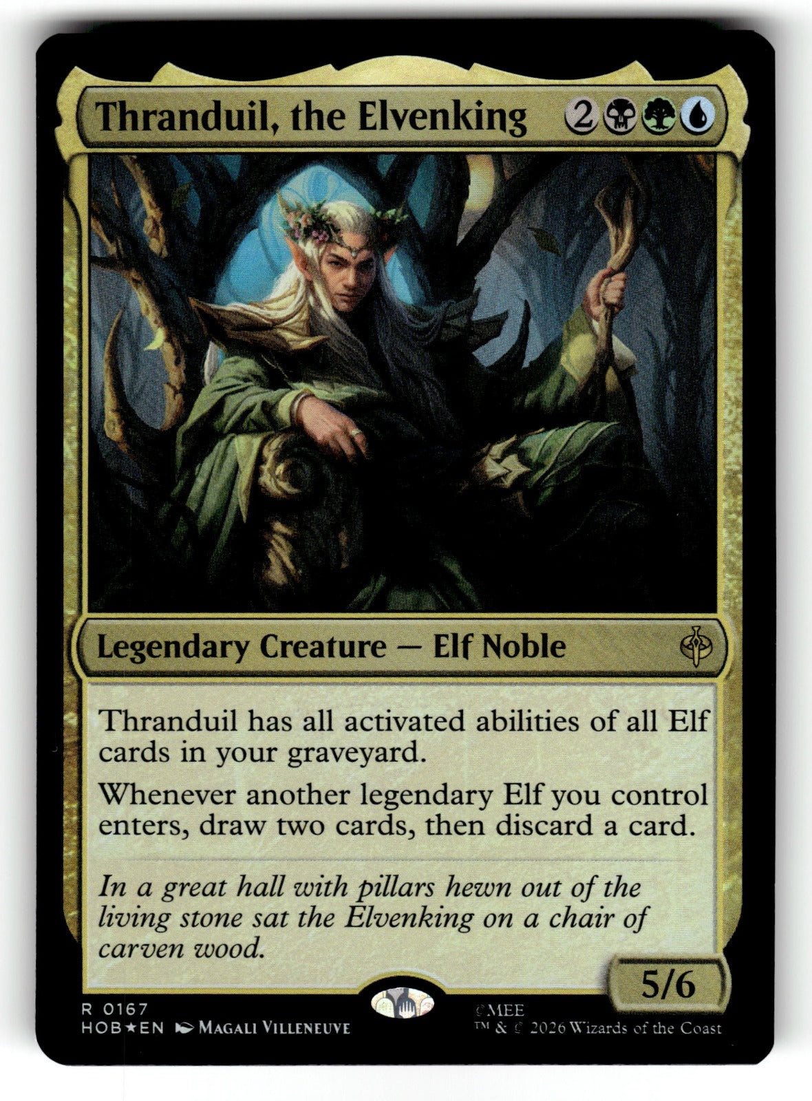 Thranduil, the Elvenking – 167 HOB: The Hobbit R Foil NM