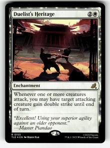 Duelist's Heritage – 153 TLE: Avatar: The Last Airbender: Eternal-Legal R Foil NM