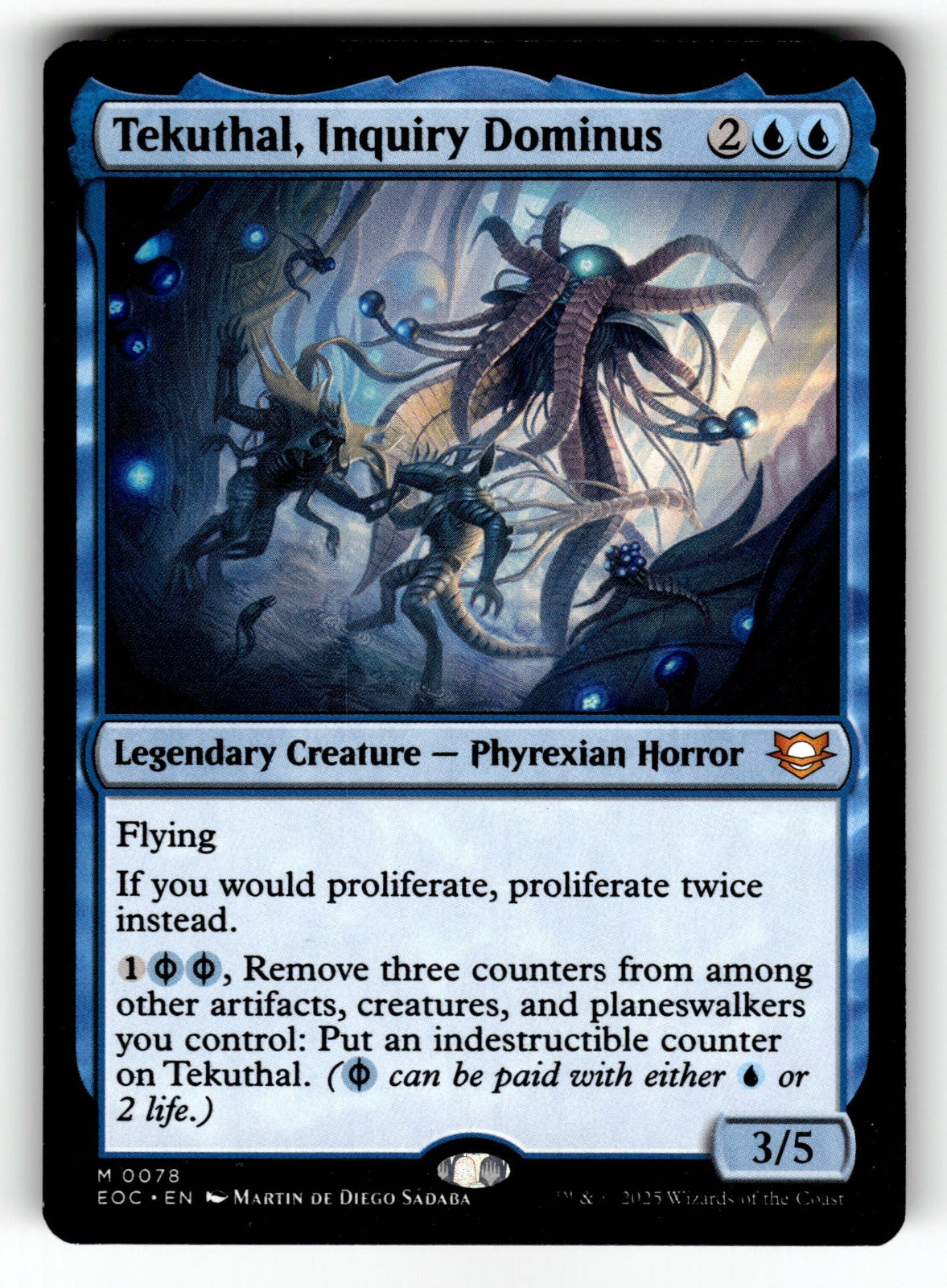 Tekuthal, Inquiry Dominus – 78 EOC: Commander: Edge of Eternities M NM