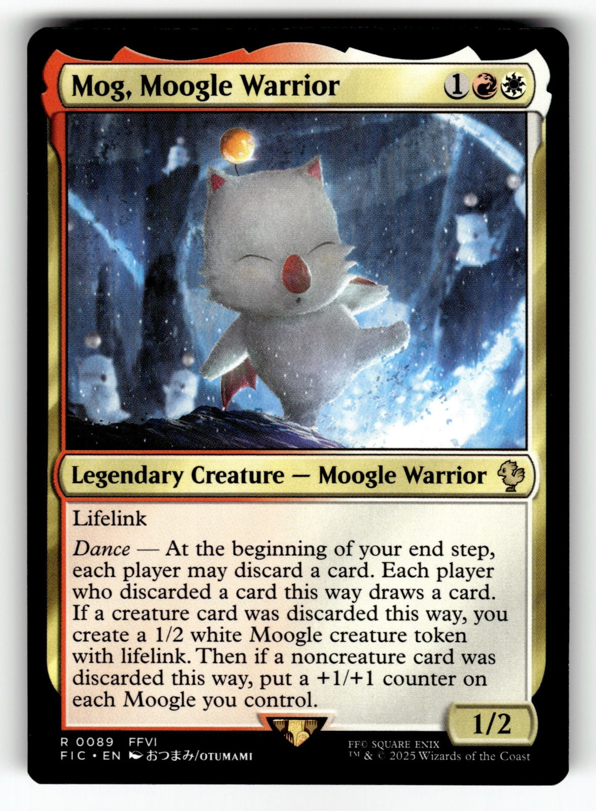 Mog, Moogle Warrior – 89 FIC: Commander: FINAL FANTASY R NM