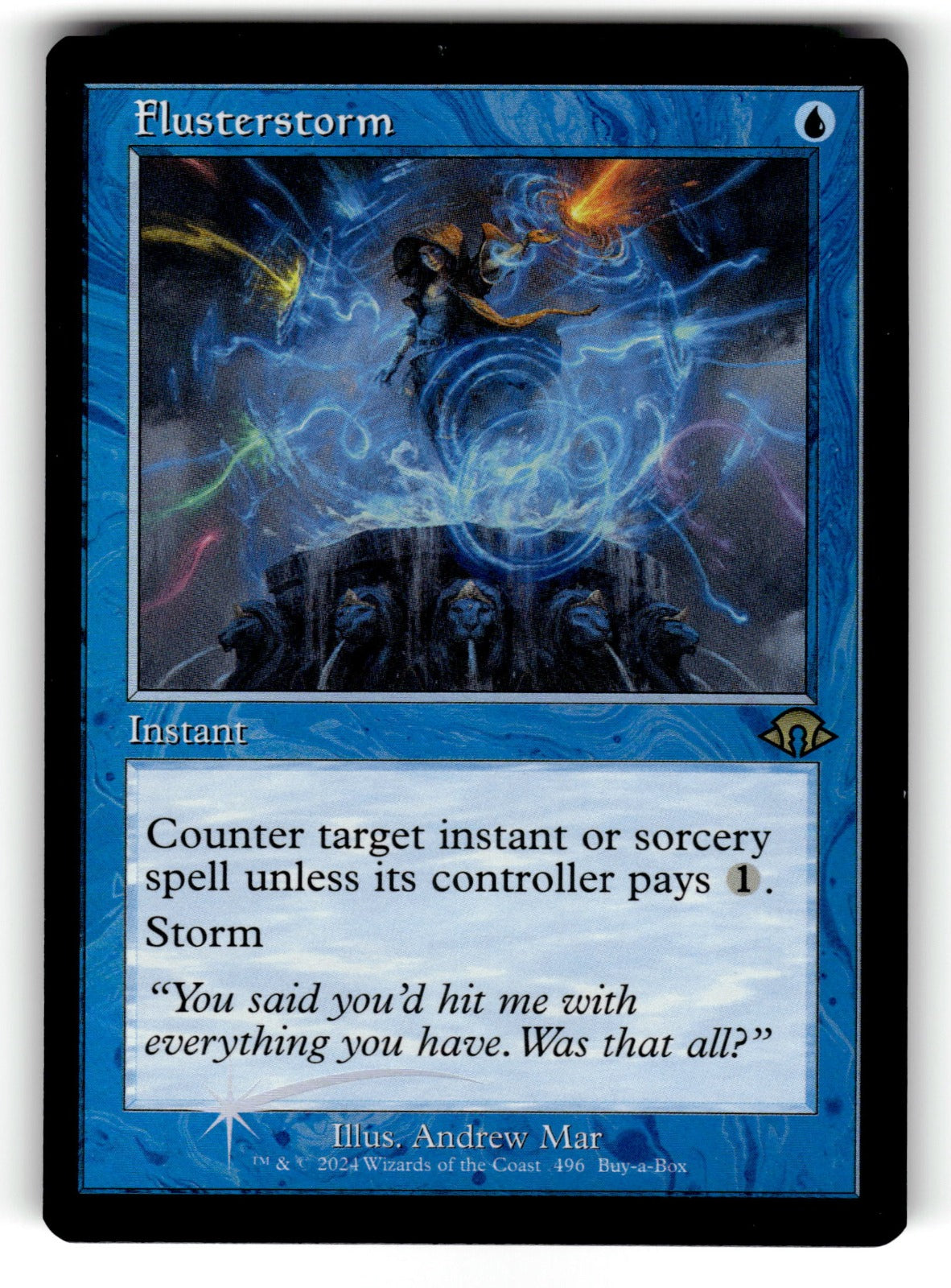 Flusterstorm (Retro Frame) – 496 BABP: Buy-A-Box Promos P Foil LP
