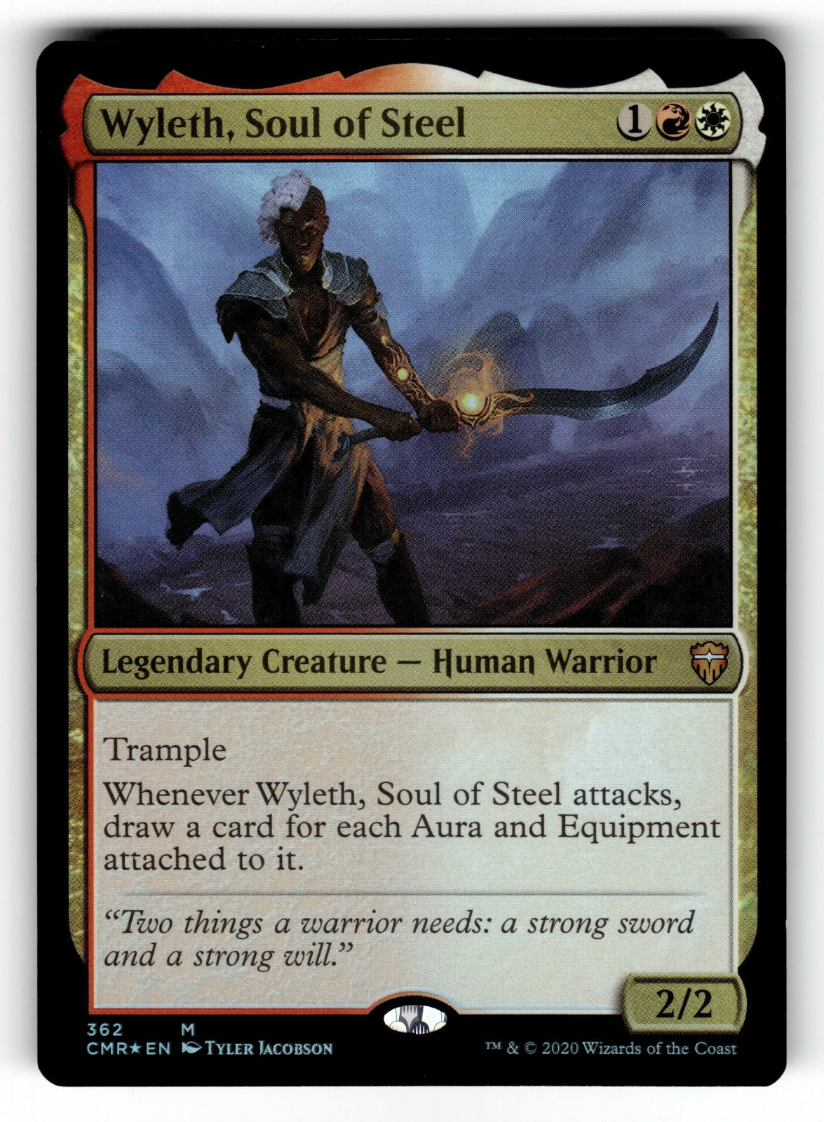 Wyleth, Soul of Steel – 362 CMR: Commander Legends M FoilNM