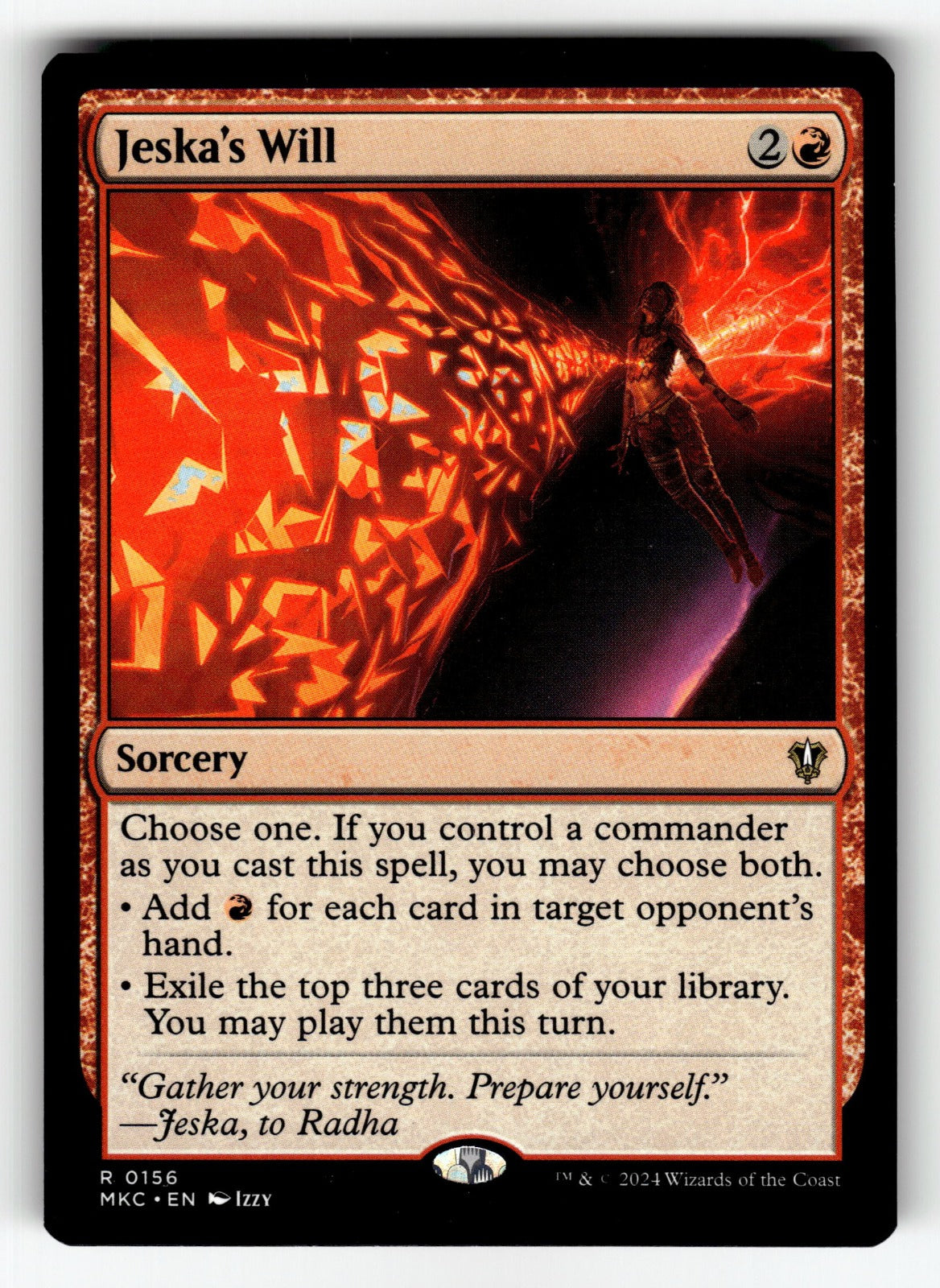 Jeska's Will – 156 MKC: Commander: Murders at Karlov Manor R NM