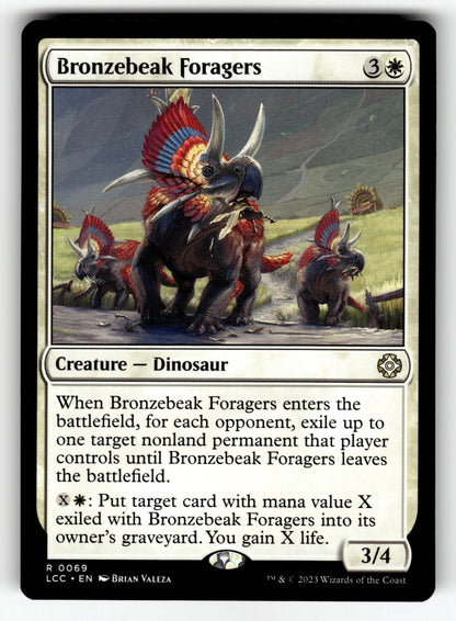Bronzebeak Foragers – 69 LCC: Commander: The Lost Caverns of Ixalan R NM
