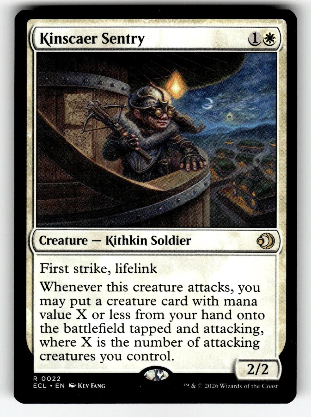 Kinscaer Sentry – 22 ECL: Lorwyn Eclipsed R NM