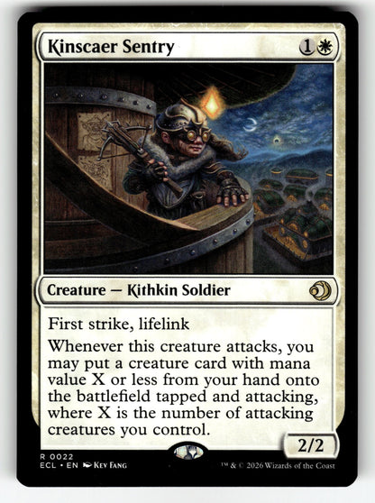 Kinscaer Sentry – 22 ECL: Lorwyn Eclipsed R NM