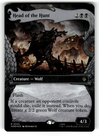 Head of the Hunt (Showcase) – 224 HOB: The Hobbit R Foil NM