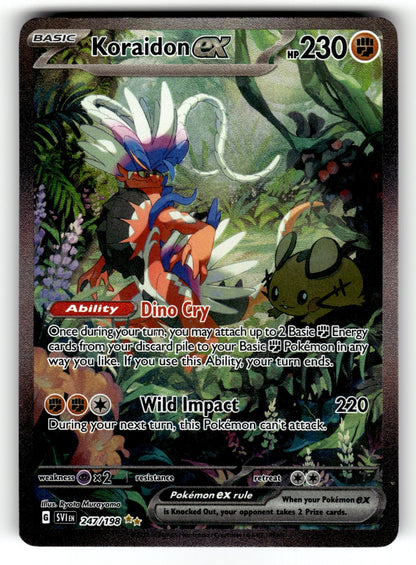 Koraidon ex – 247/198 SVI: SV01: Scarlet & Violet Base Set SIR  Rare HoloNM