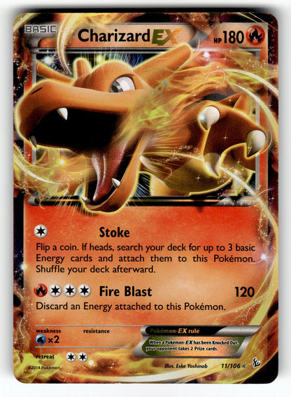 Charizard EX (11) – 11/106 FLF: XY - Flashfire Ultra Rare Holo NM