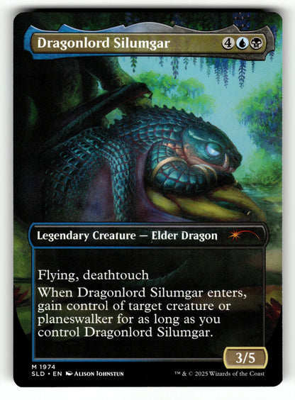 Dragonlord Silumgar – 1974 SLD: Secret Lair Drop Series M NM (Back)