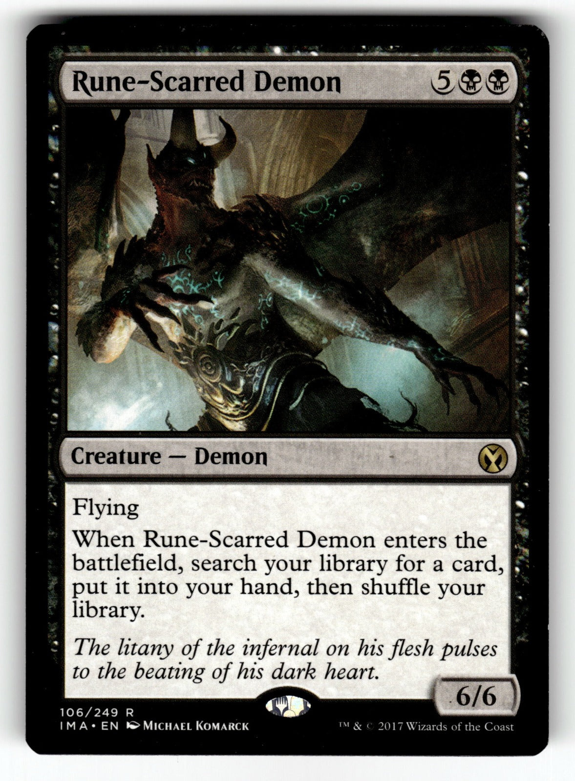 Rune-Scarred Demon – 106 IMA: Iconic Masters R NM