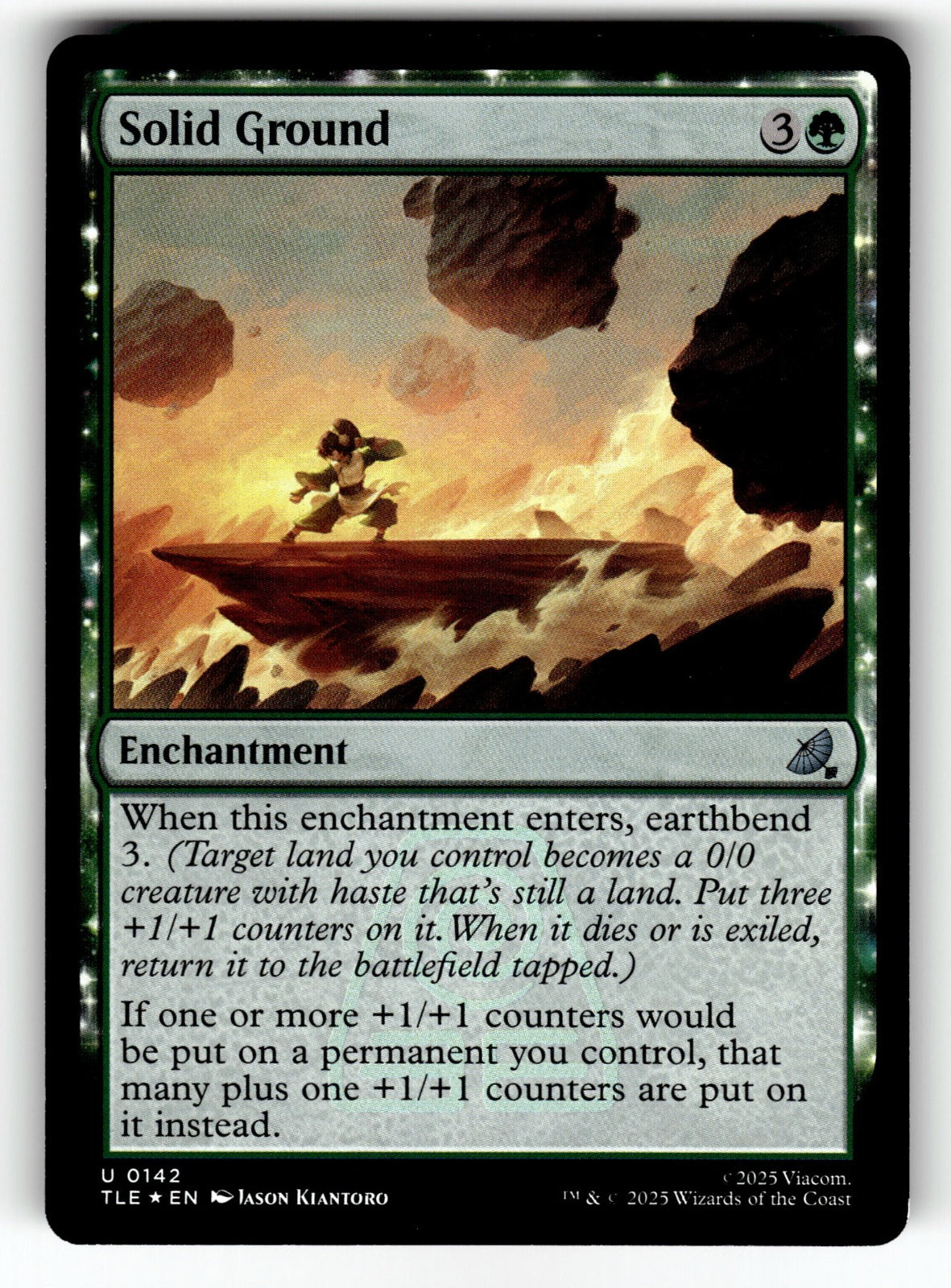 Solid Ground – 142 TLE: Avatar: The Last Airbender: Eternal-Legal U Foil NM