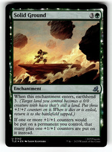 Solid Ground – 142 TLE: Avatar: The Last Airbender: Eternal-Legal U Foil NM
