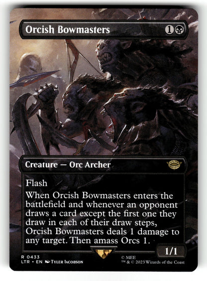 Orcish Bowmasters (Borderless) – 433 LTR: Universes Beyond: The Lord of the Rings: Tales of Middle-earth R LP