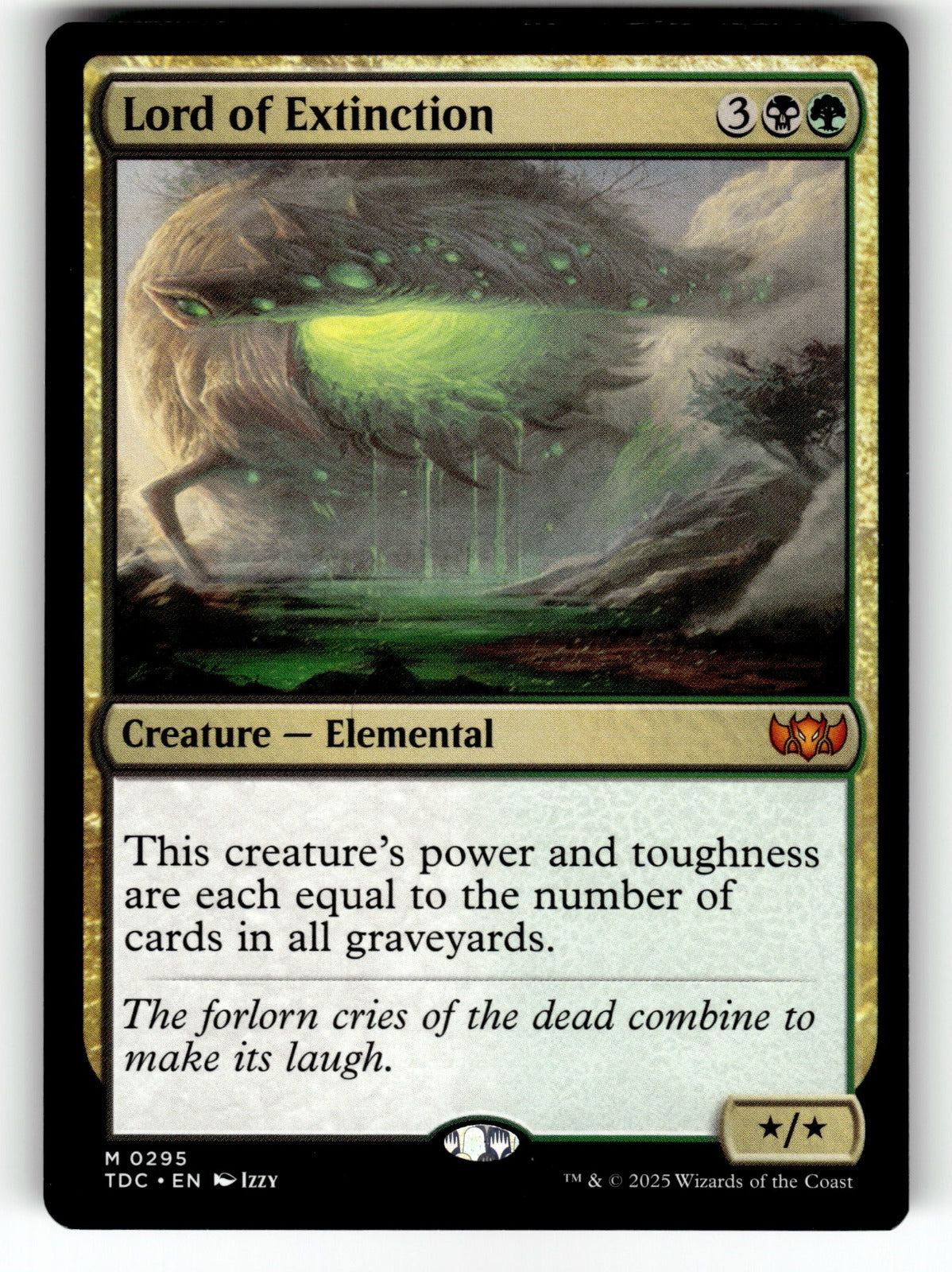 Lord of Extinction – 295 TDC: Commander: Tarkir: Dragonstorm M NM