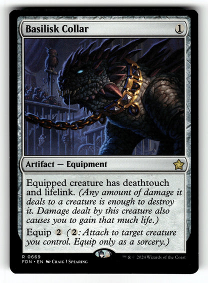 Basilisk Collar – 669 FDN: Foundations R NM