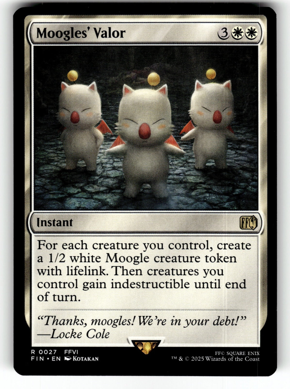 Moogles' Valor – 27 FIN: FINAL FANTASY R LP
