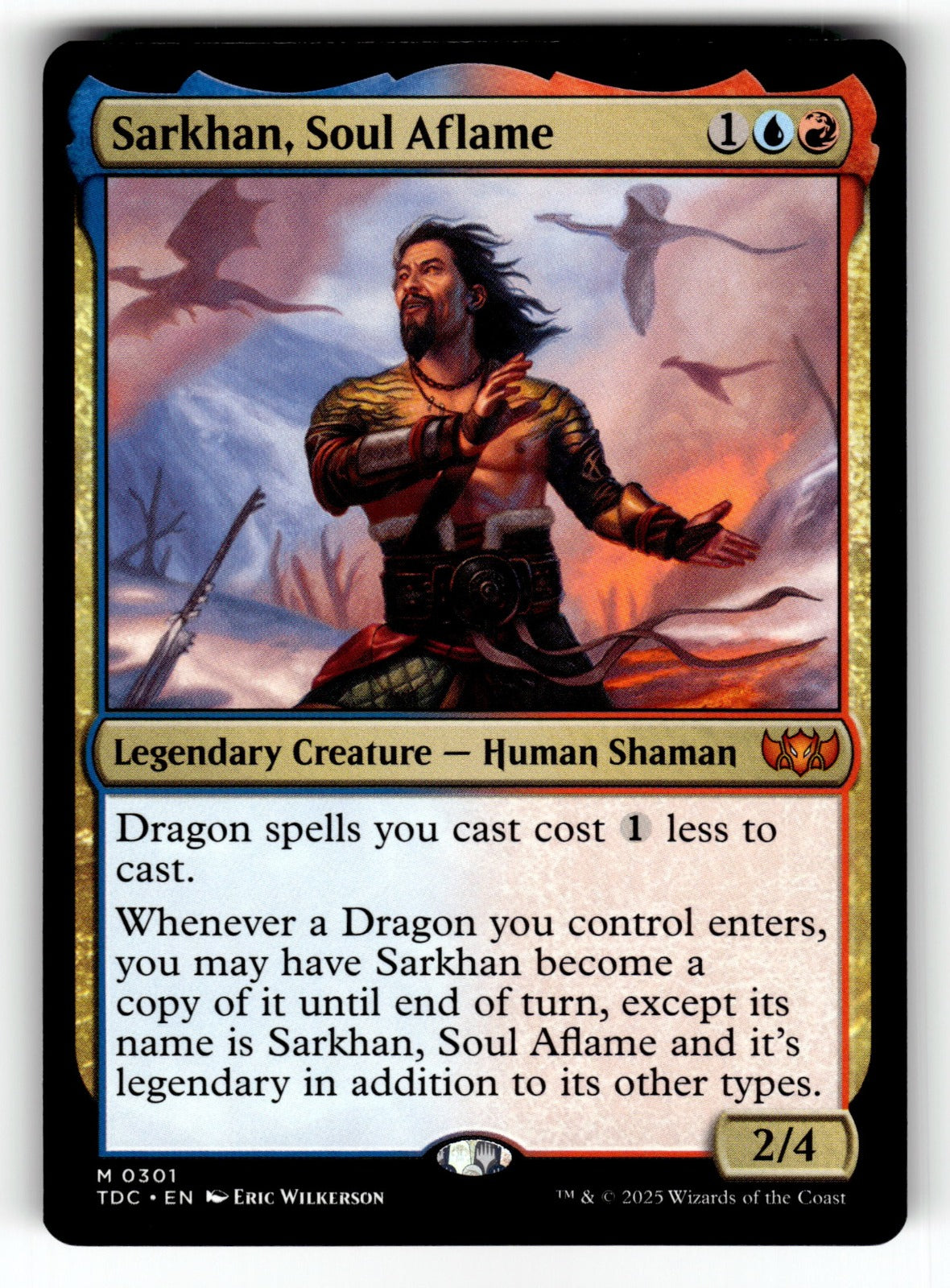 Sarkhan, Soul Aflame – 301 TDC: Commander: Tarkir: Dragonstorm M NM