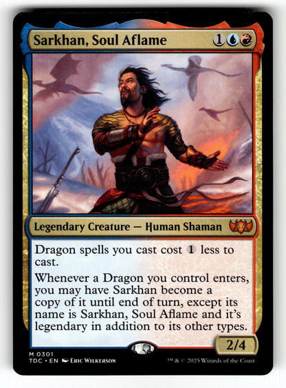 Sarkhan, Soul Aflame – 301 TDC: Commander: Tarkir: Dragonstorm M NM