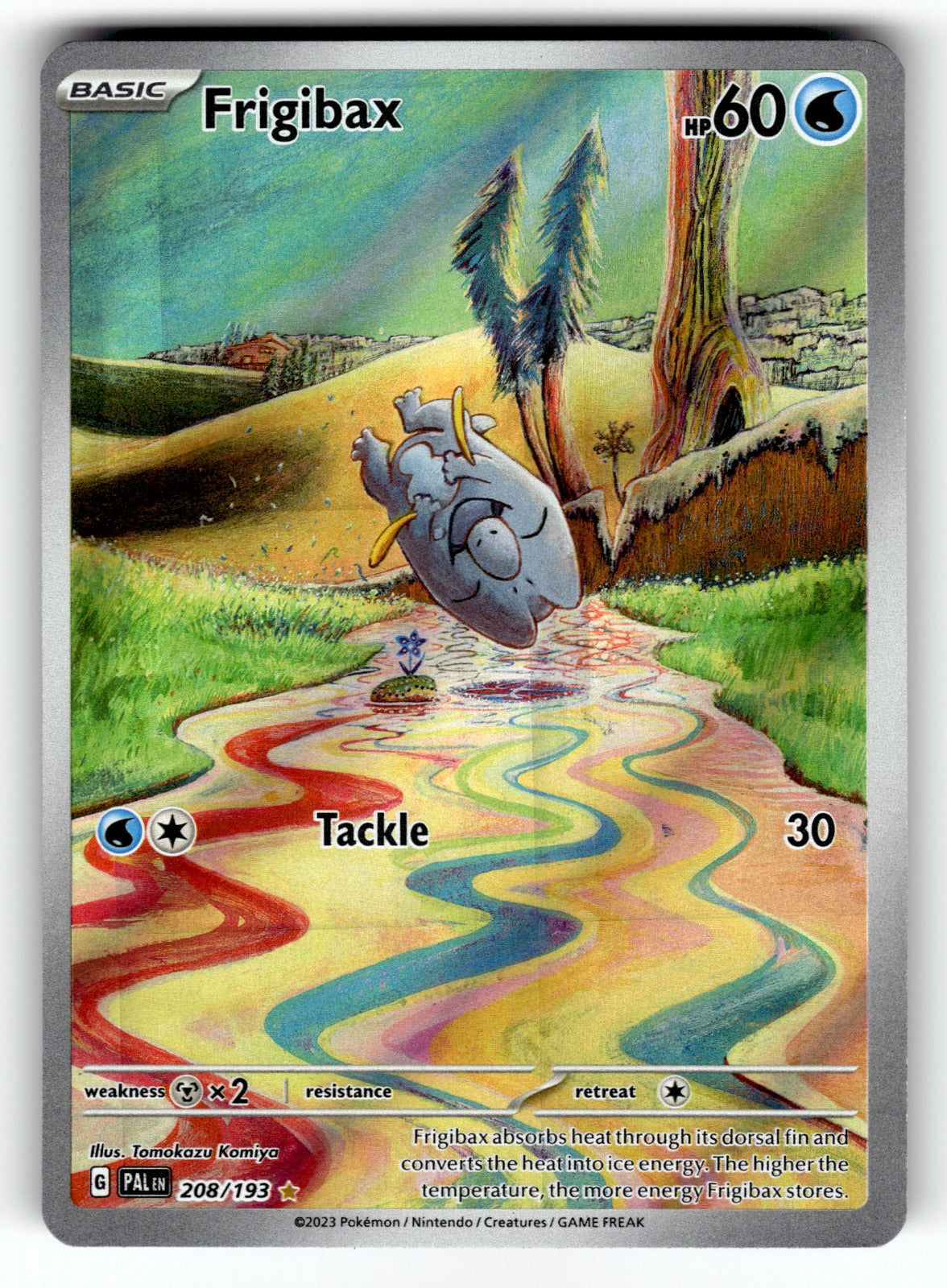 Frigibax – 208/193 PAL: SV02: Paldea Evolved Illustration Rare Holo NM