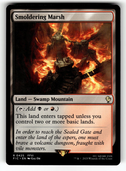 Smoldering Marsh – 425 FIC: Commander: FINAL FANTASY R NM