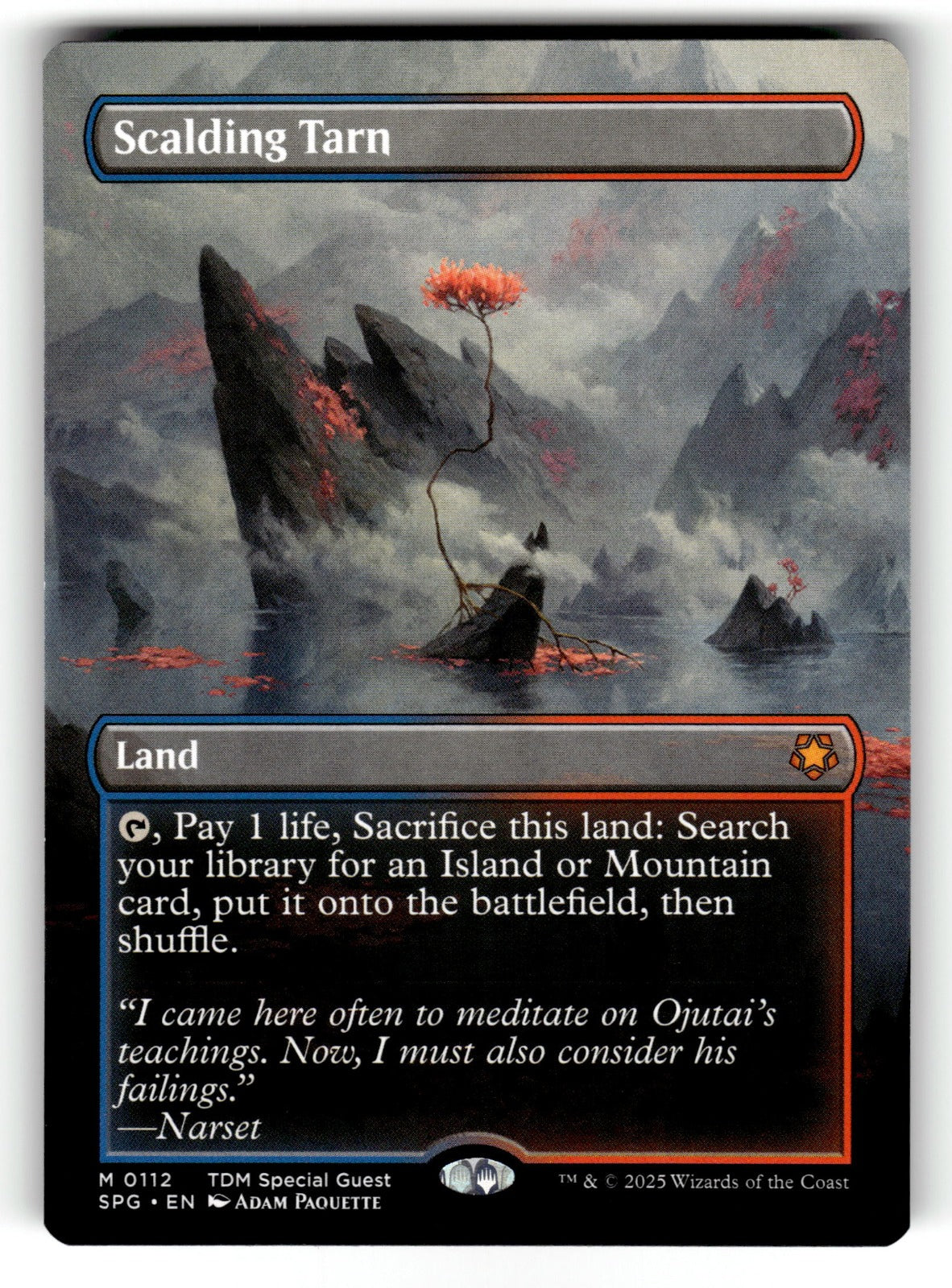 Scalding Tarn (Borderless) – 112 SPG: Special Guests M NM