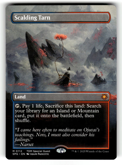Scalding Tarn (Borderless) – 112 SPG: Special Guests M NM
