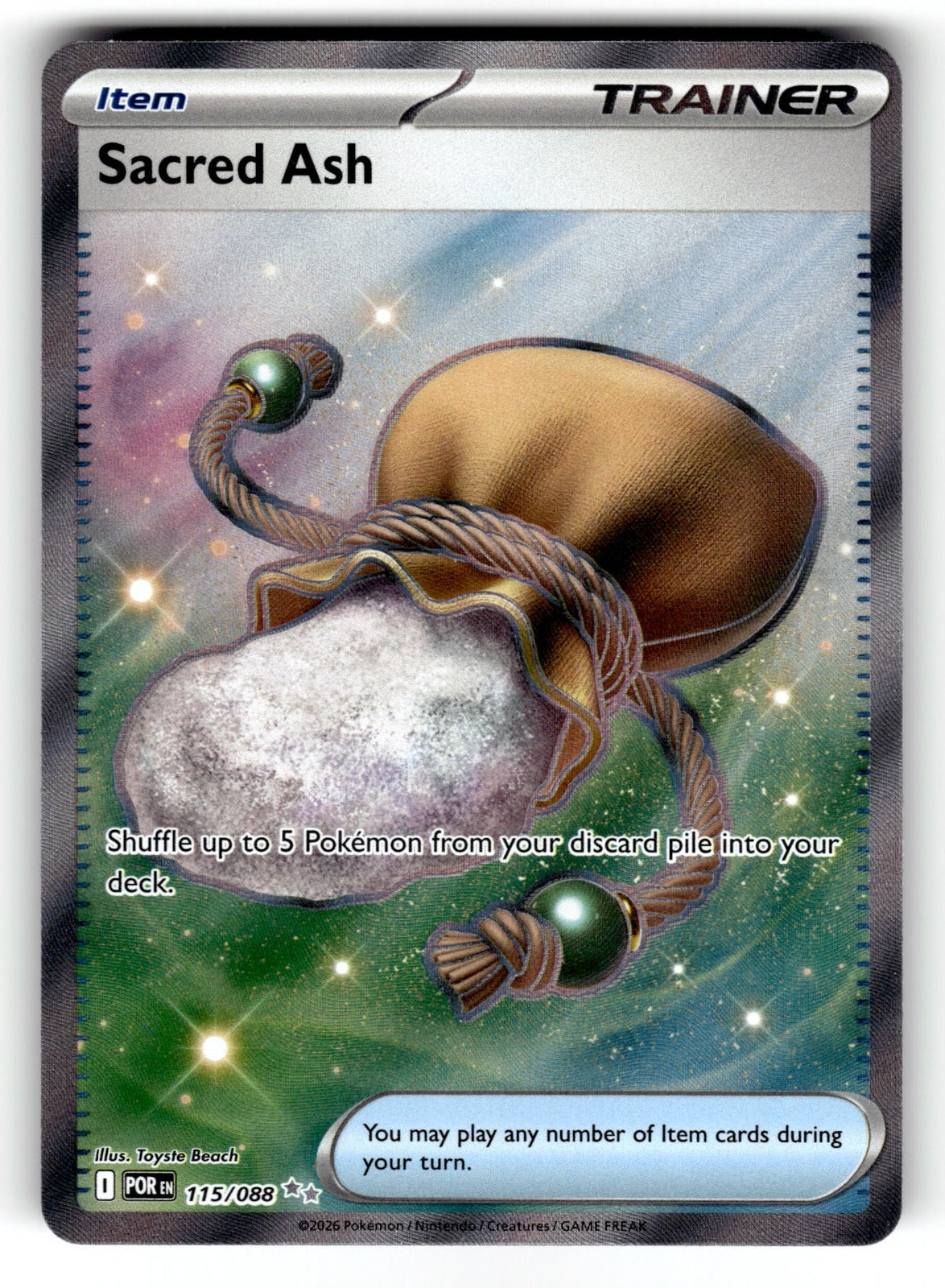 Sacred Ash – 115/088 POR: ME03: Perfect Order Ultra Rare Holo NM