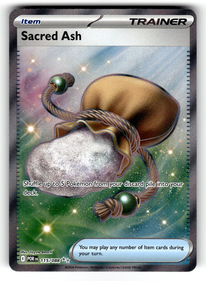 Sacred Ash – 115/088 POR: ME03: Perfect Order Ultra Rare Holo NM