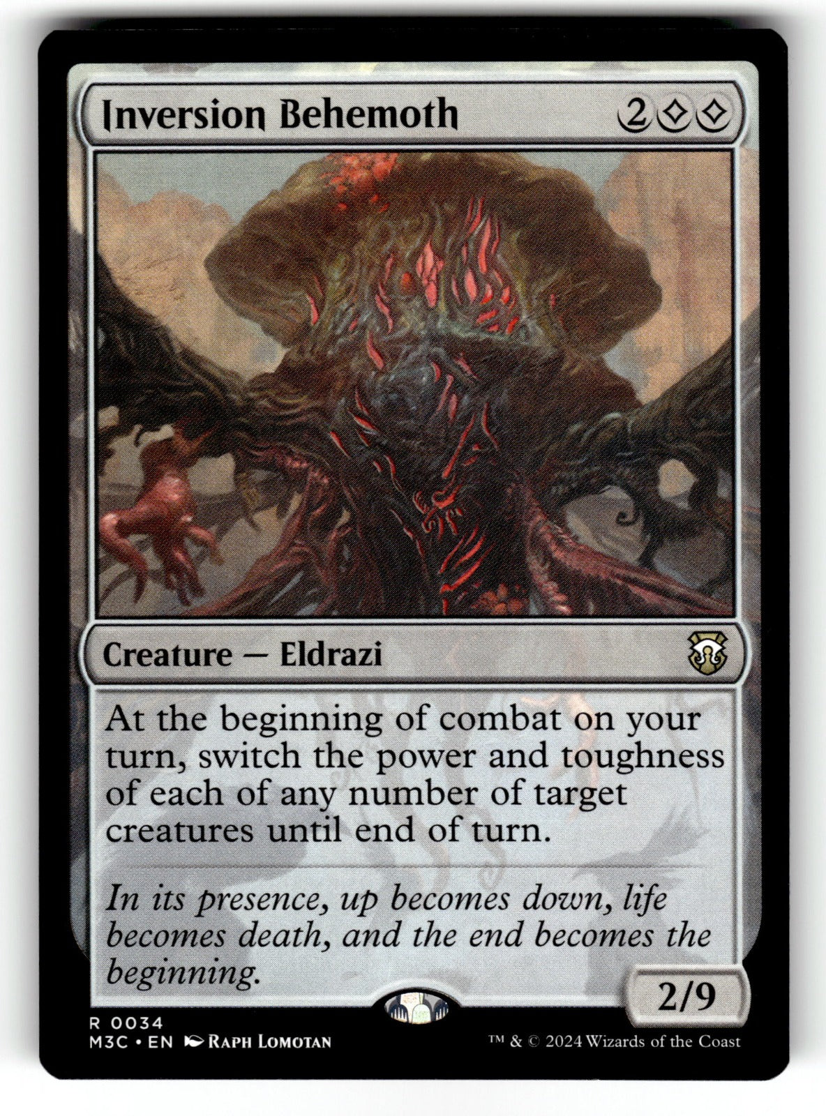 Inversion Behemoth – 34 M3C: Commander: Modern Horizons 3 R LP