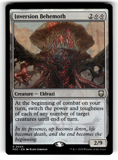 Inversion Behemoth – 34 M3C: Commander: Modern Horizons 3 R LP