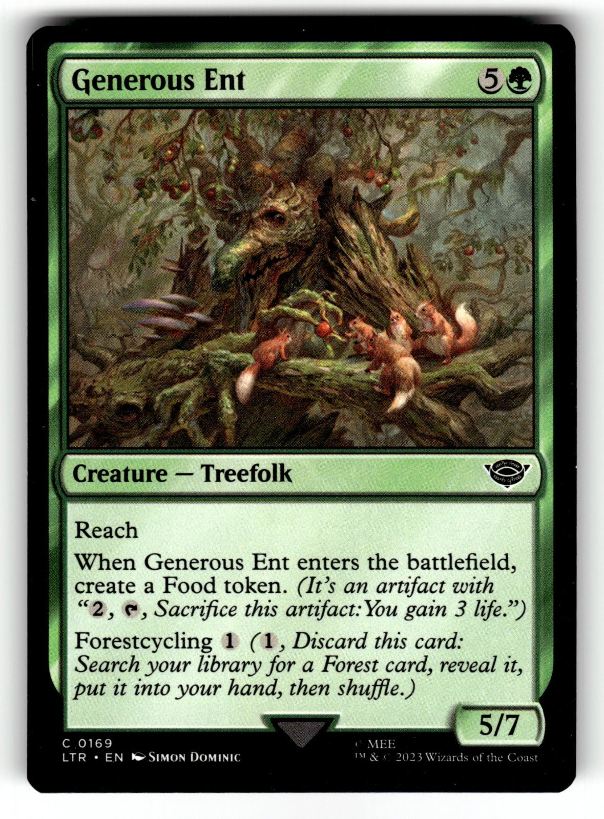 Generous Ent – 169 LTR: Universes Beyond: The Lord of the Rings: Tales of Middle-earth C LP