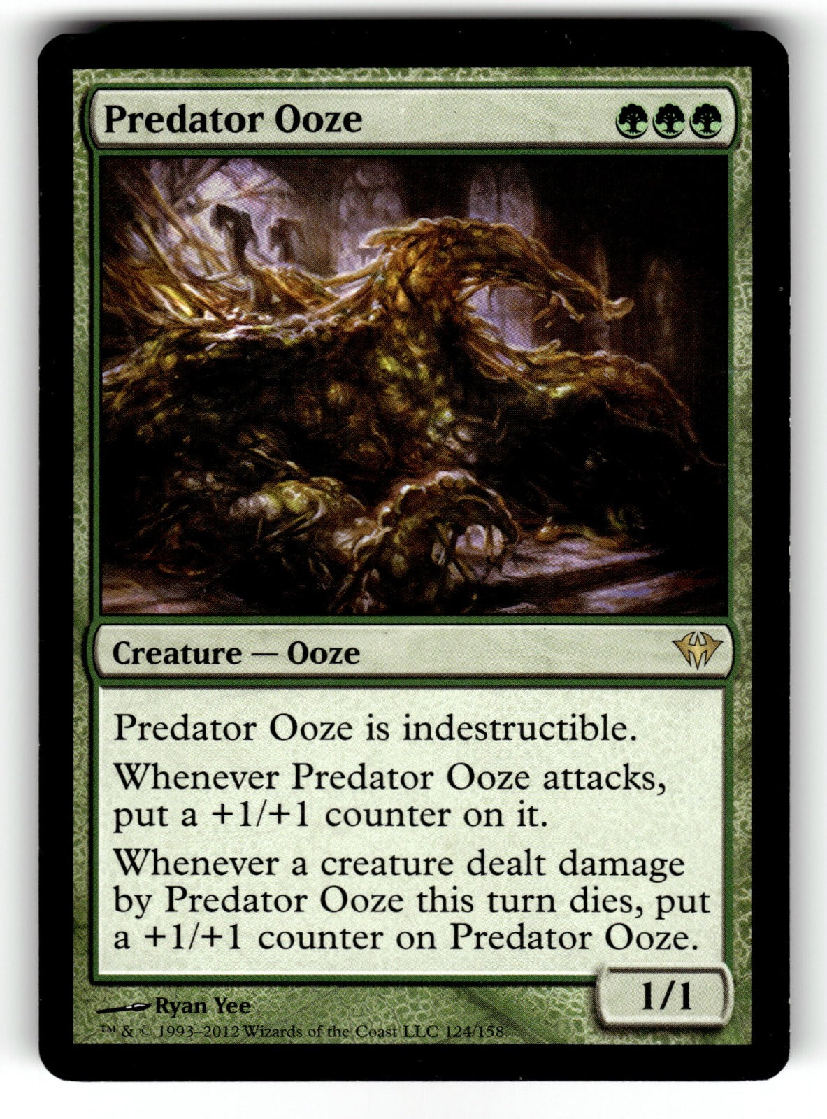 Predator Ooze – 124 DKA: Dark Ascension R NM